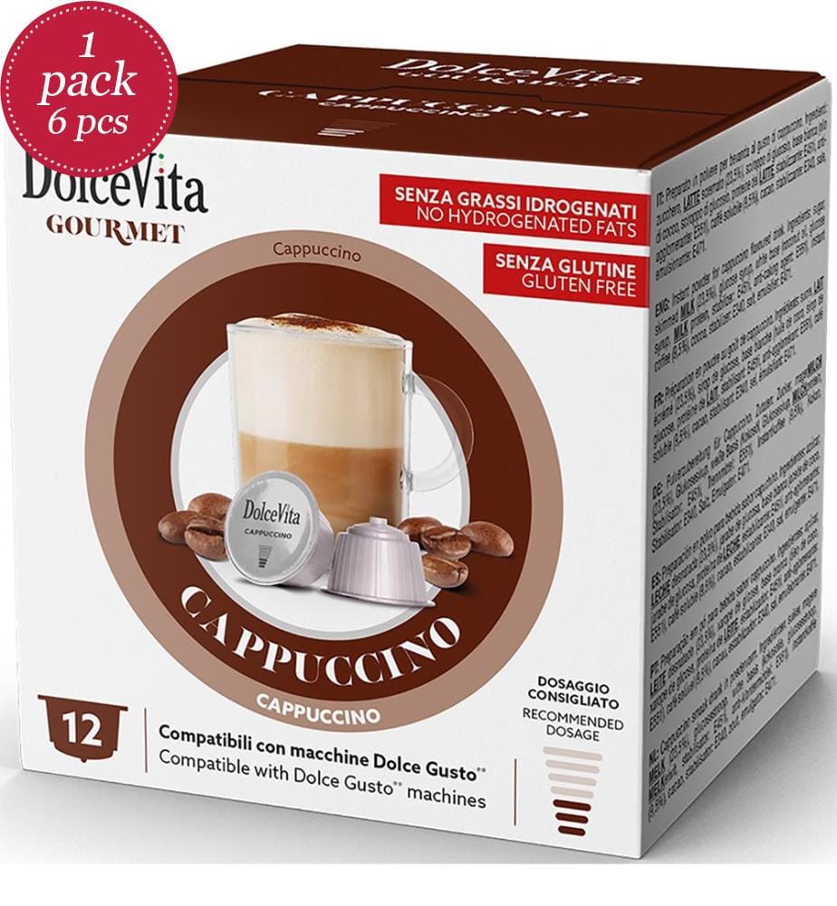 DolceVita Cappuccino, capsule Dolce Gusto - confezione da 12