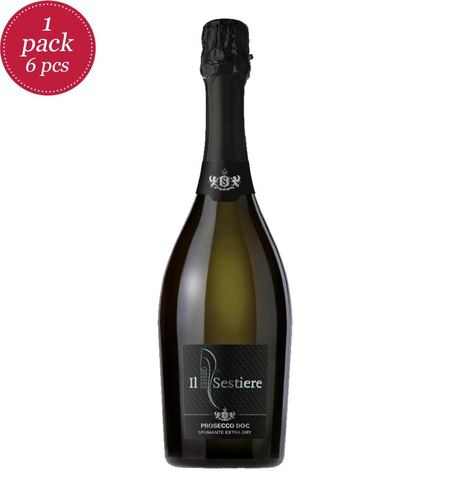 6x Il Sestiere Prosecco DOC Spumante Extra Dry - 750ml