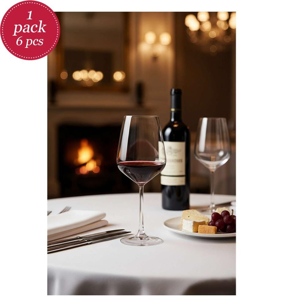 Set of 6 wine glasses - Clear