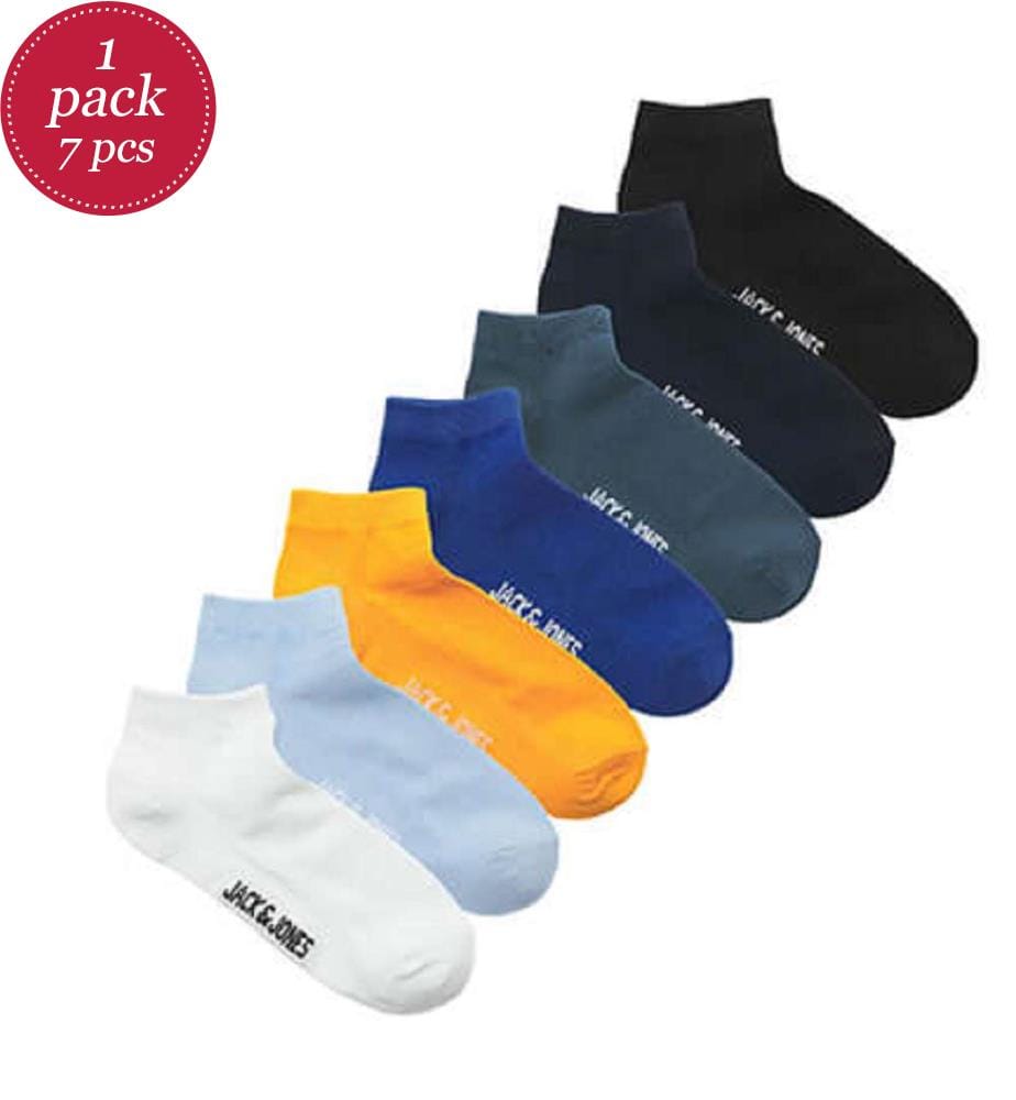 Pack de 7 Paires de Socquettes - 7 Coloris