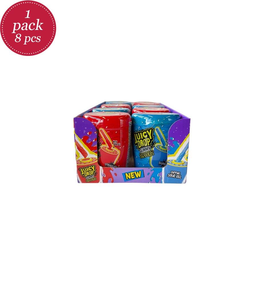 8x Topps Juicy Drop Gummy Dipperz - 96g