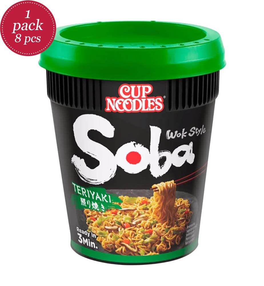 8x Nissin Soba Cup Teriyaki - 90g