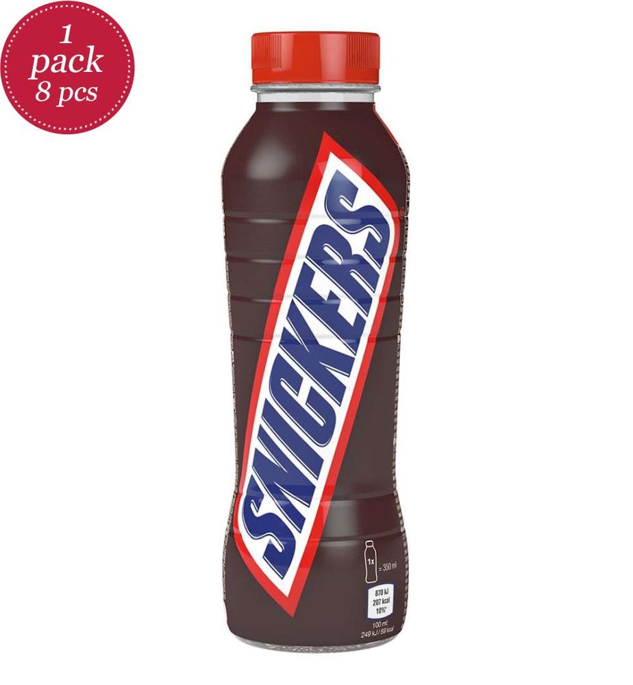 8x Snickers Boisson - Bouchon sport 350ml