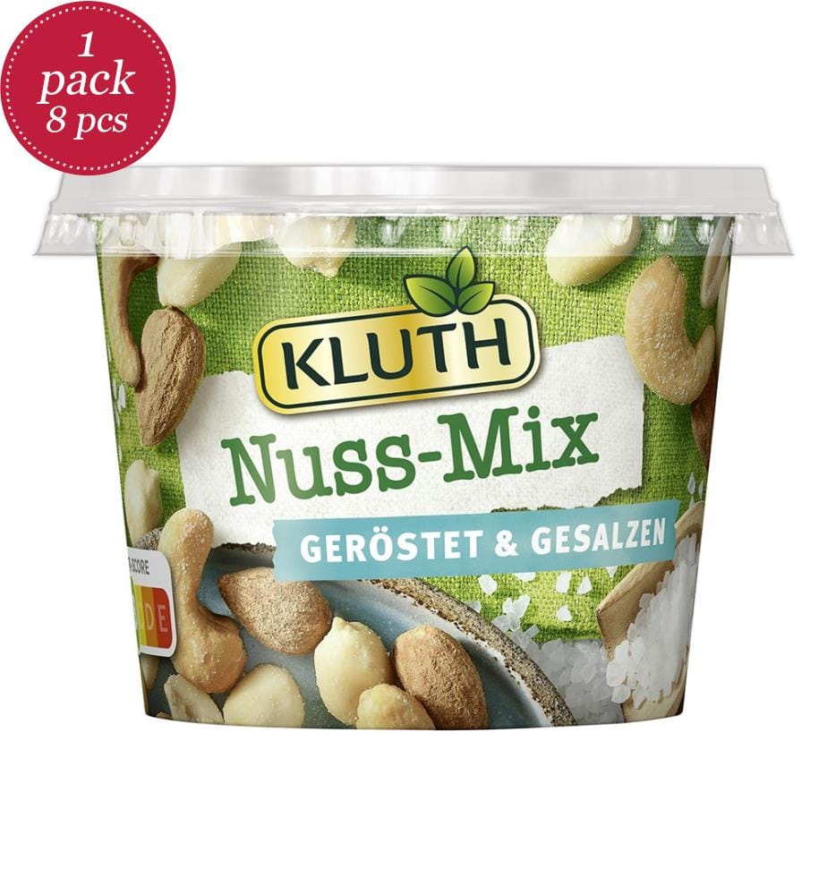 8x Kluth mélange de noix grillées & salées - 115g
