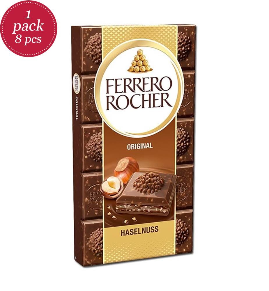 Lot de 8 Ferrero Rocher Tafel Original - 90g