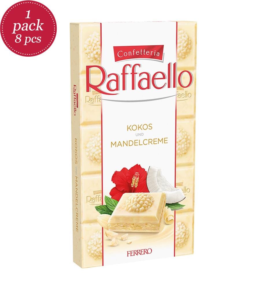 Lot de 8 Ferrero Raffaello Tafel - 90g