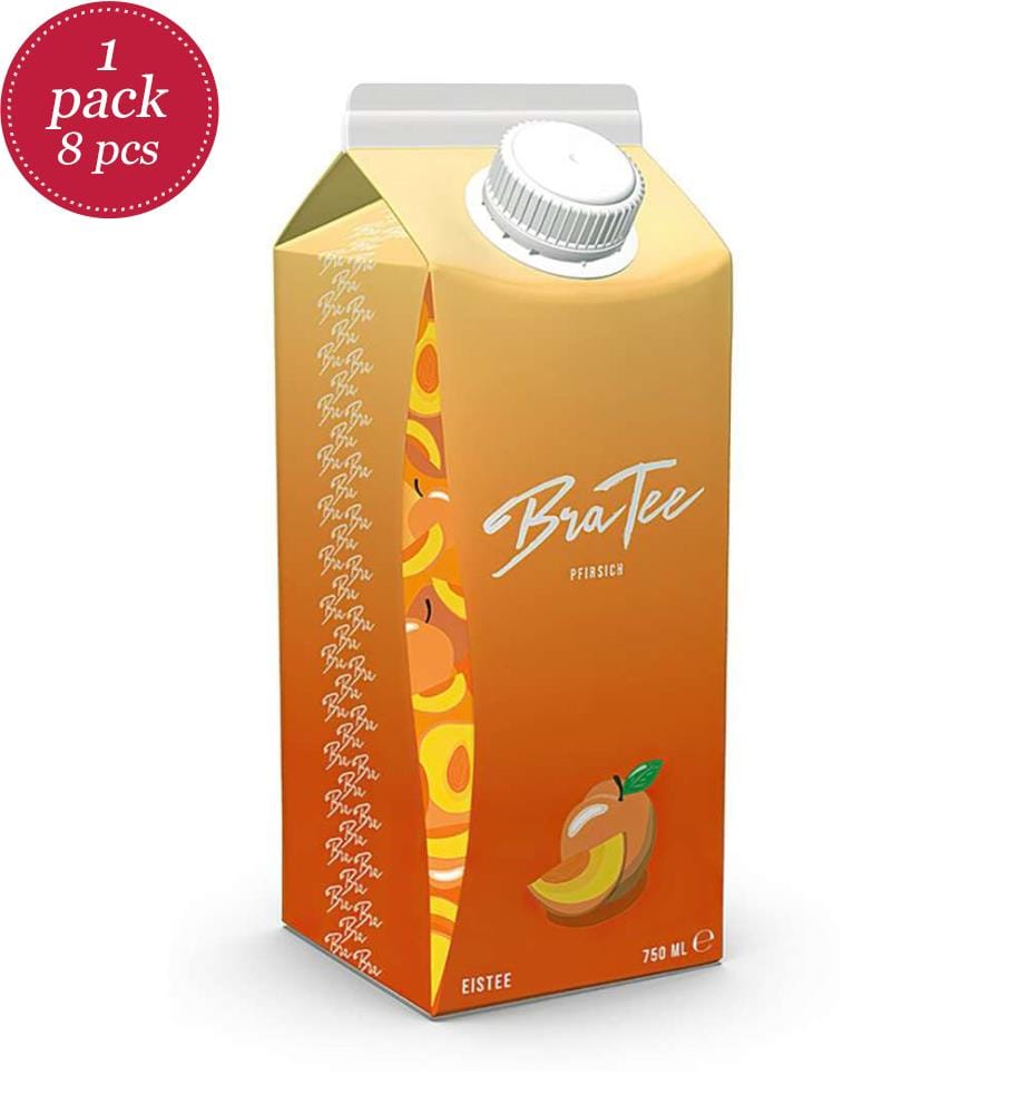 8x BraTee Pêche - 750ml