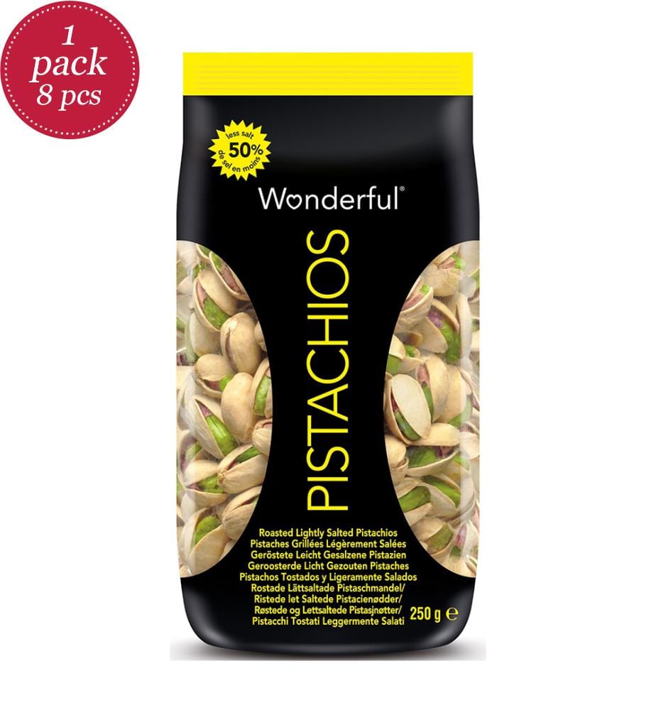 8x Wonderful Pistazien leicht gesalzen - 250g
