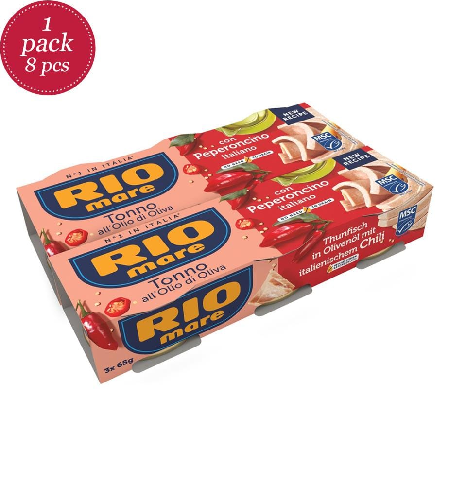 Rio Mare Tonno/Thon all'Olio di Oliva Piccante DUO - 3x65g
