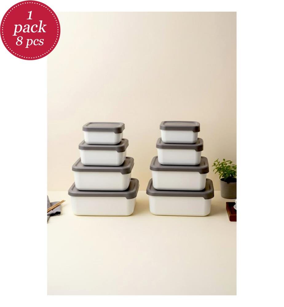 Aufbewahrungsbox-Set (8-teilig) – Beige