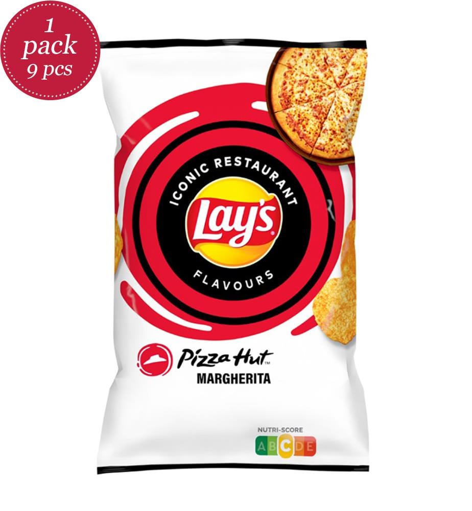 9 x Chips Pizza Margherita Pizza Hut Lay's - 150g