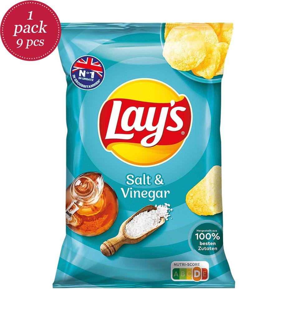 Set di 9 Lay's Sale e Aceto - 150g