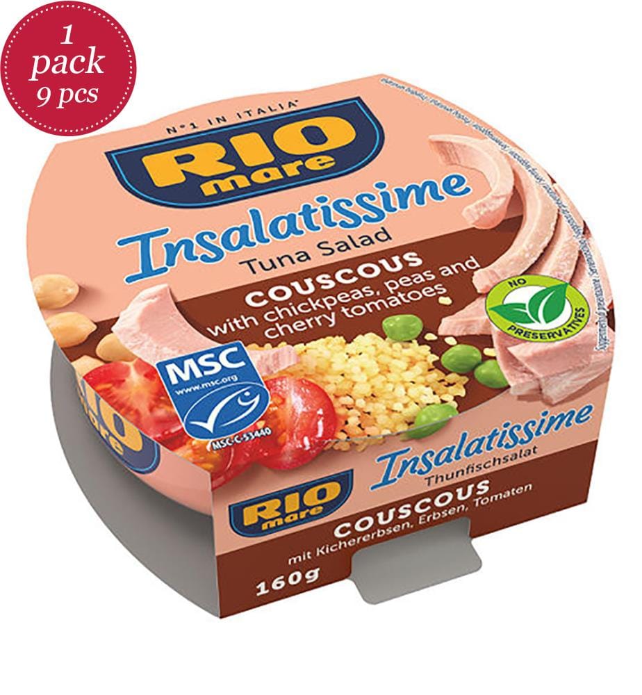 9x Rio Mare Insalatissime Cous Cous e Tonno - 160g