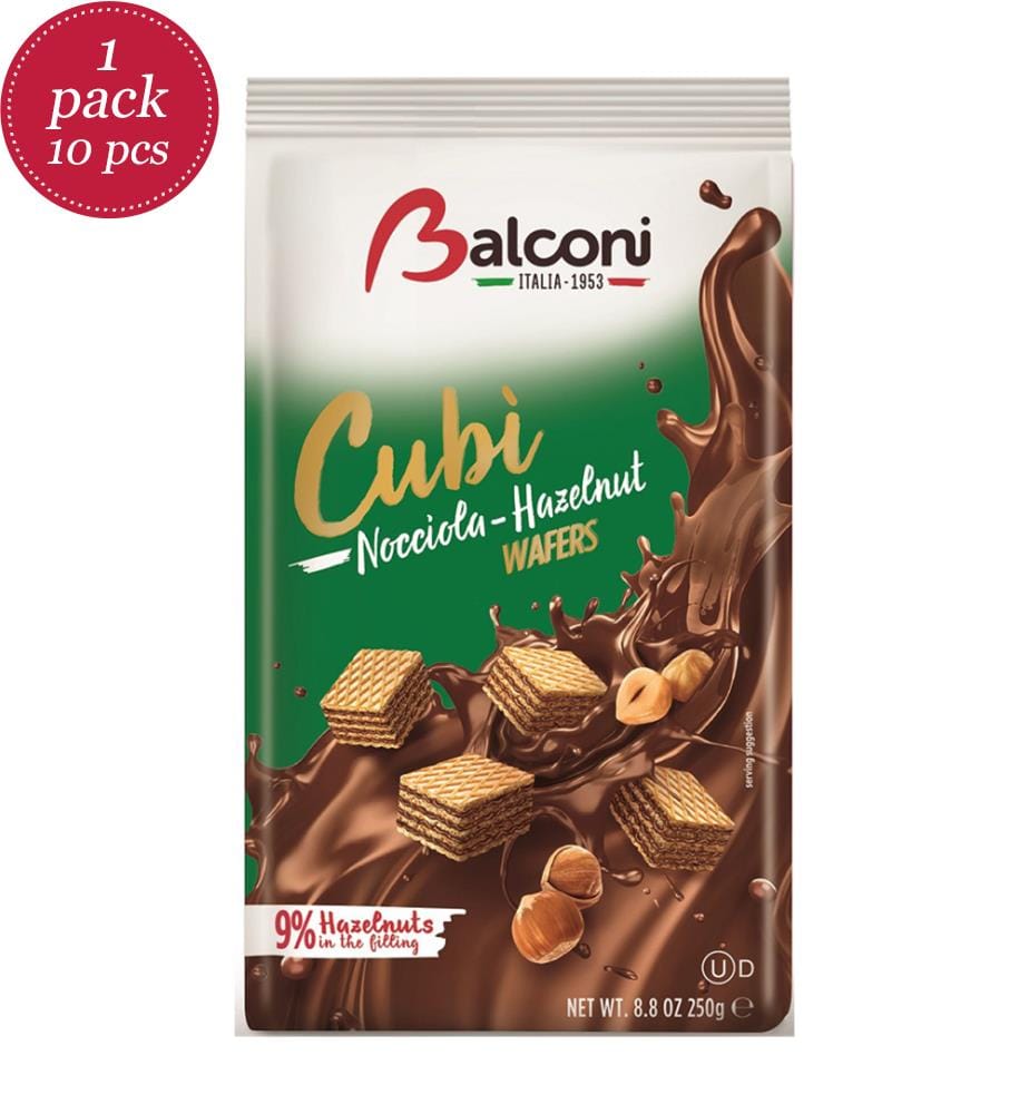 10x Balconi Gaufrette Hazelnut - 250g