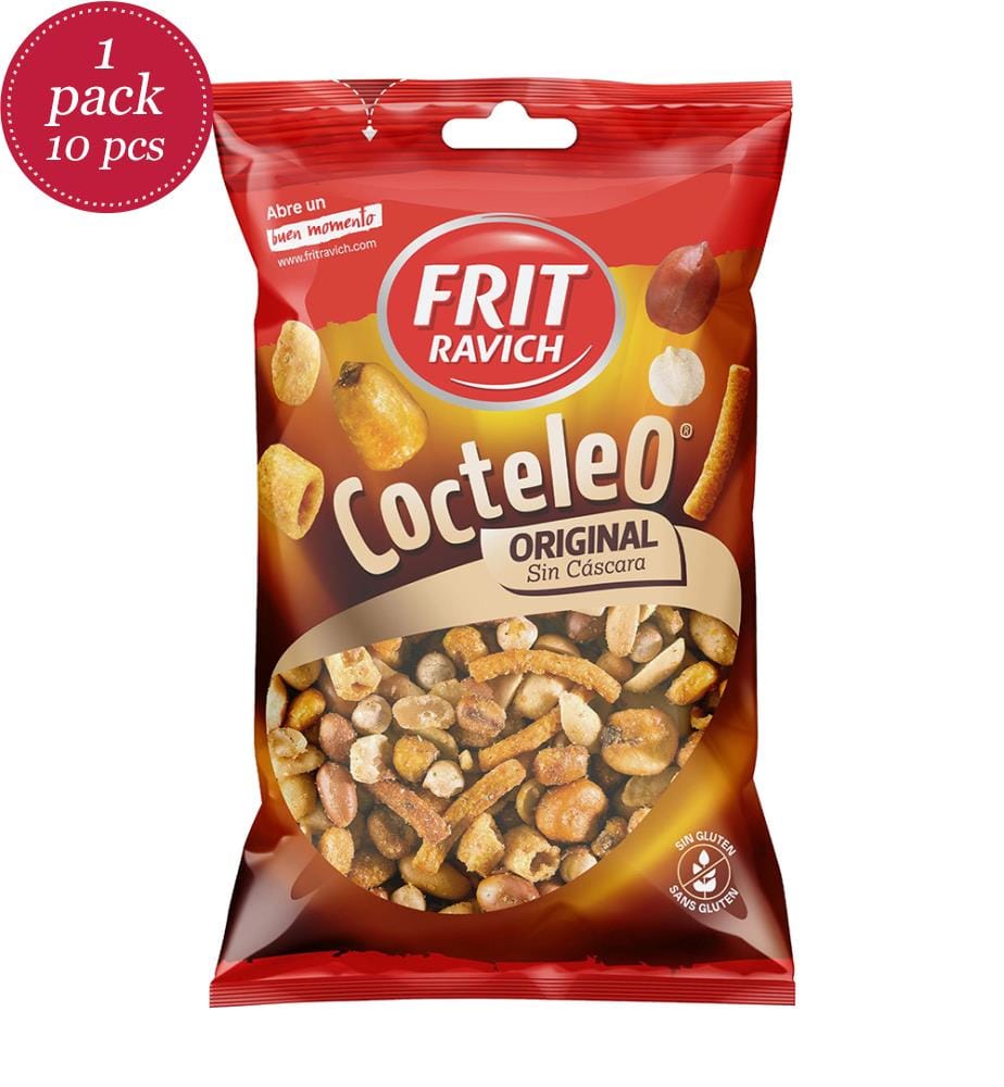 Lot de 10 Frit Ravich Coctail Snack Original - 130g