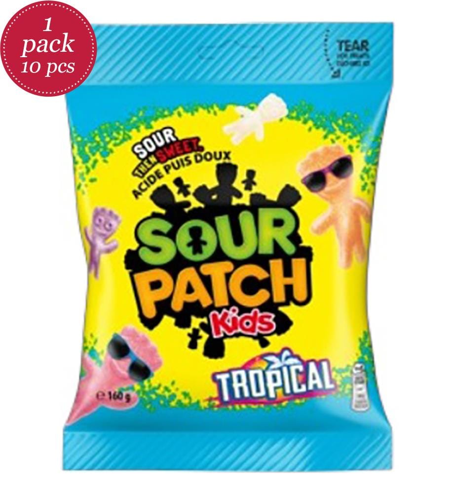 Sachet de Sour Patch Kids Tropical - 160 g
