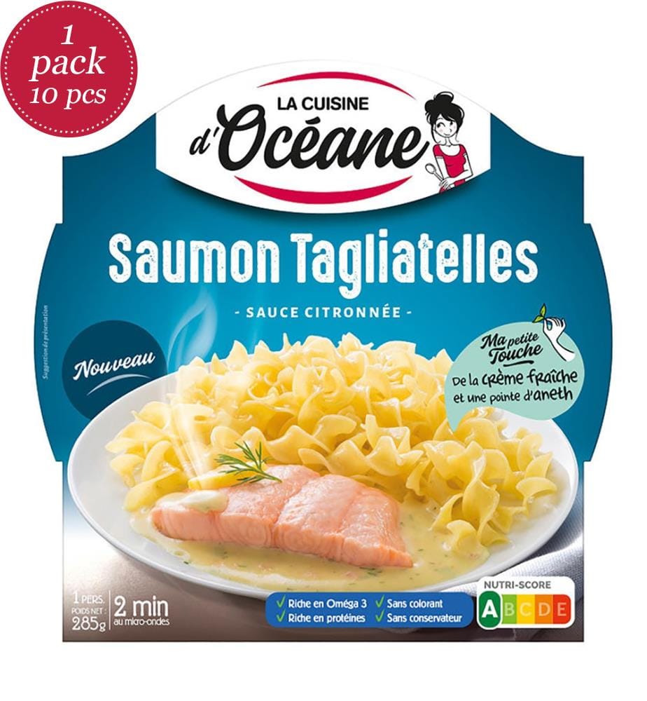 10x La Cuisine d'Océane Plat cuisiné Saumon sauce citron Torsade - 285g