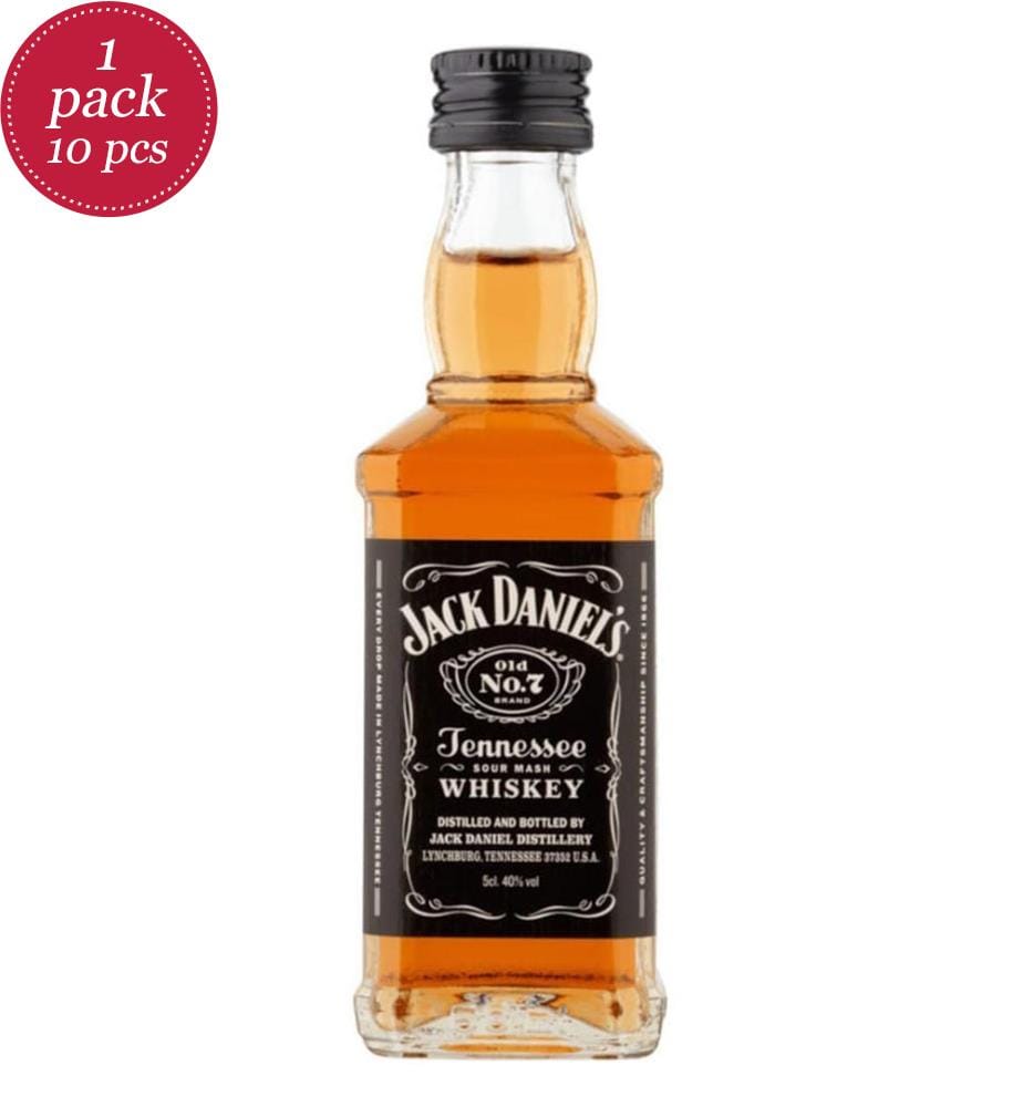 10x Jack Daniel's No.7 40% vol - 50ml