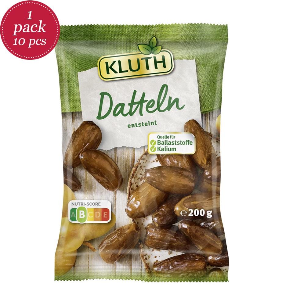10x Kluth dates pitted - 200g