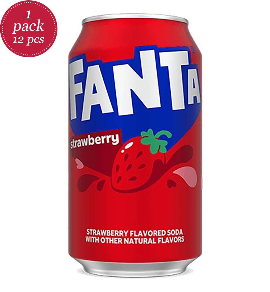 12x USA Fanta Strawberry / Erdbeer Dose à 355ml