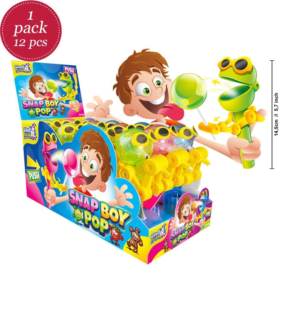 12x Sweet Flash Snap Boy Pop - 10g