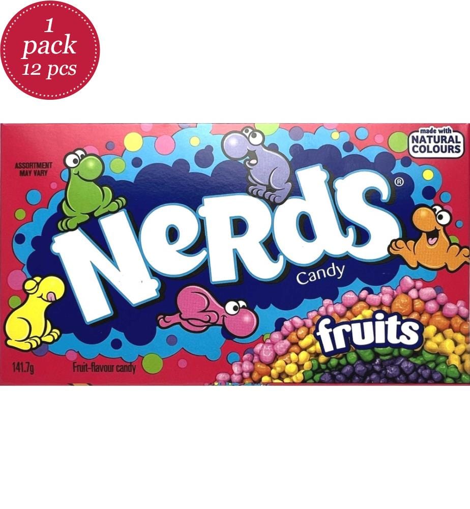 12x Nerds Fruits Theater Box - 141g - ohne Aufkleber der Landessprache