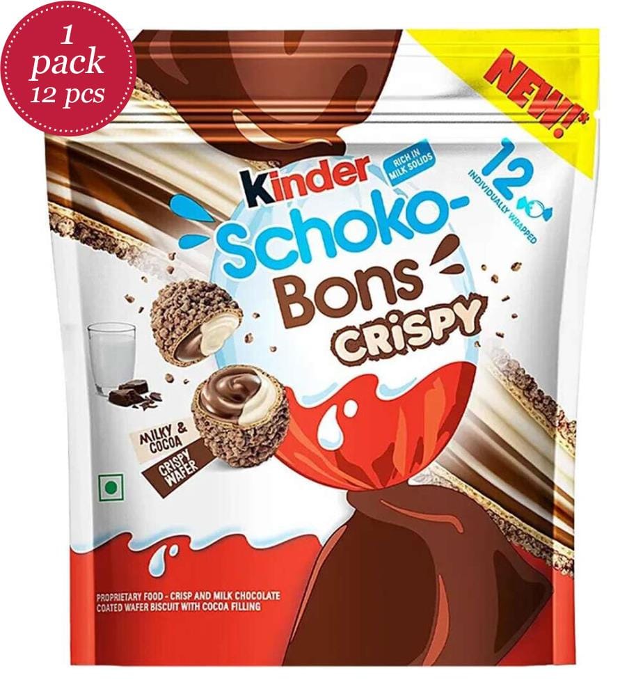 12x Ferrero Kinder Schoko-Bons Crispy T12 - 67.2g