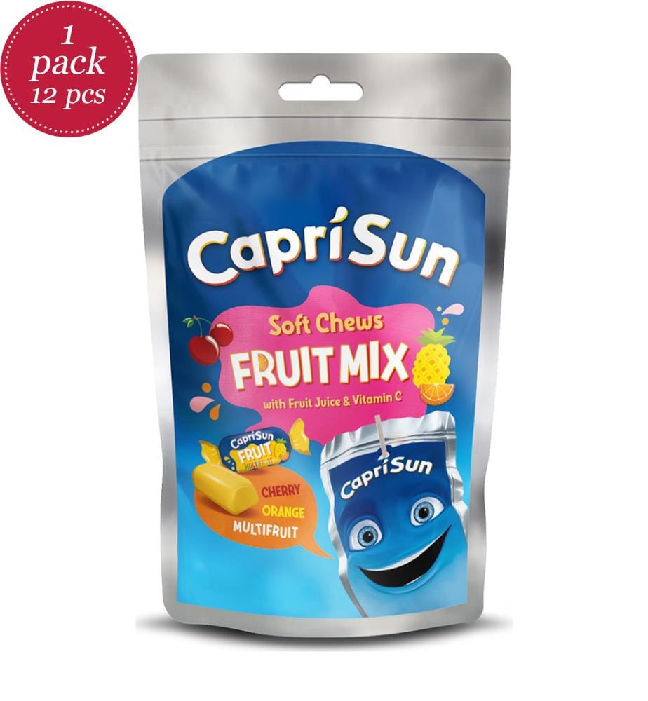12 x Getränk mit Süssigkeitengeschmack Früchte Capri-Sonne - 147g