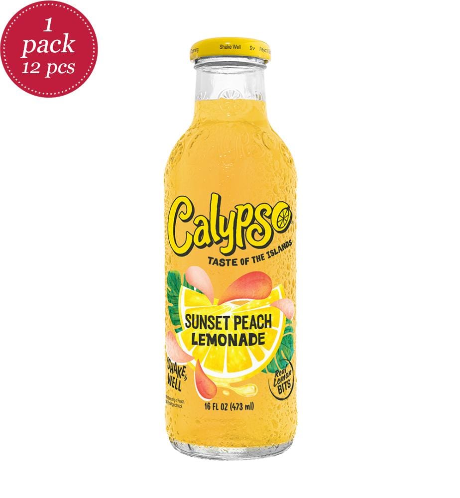 Calypso Sunset Peach Limonade - Flasche à 473ml