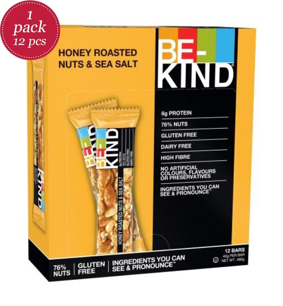 Honig geröstete Nüsse & Meersalz - 12 x 40 g