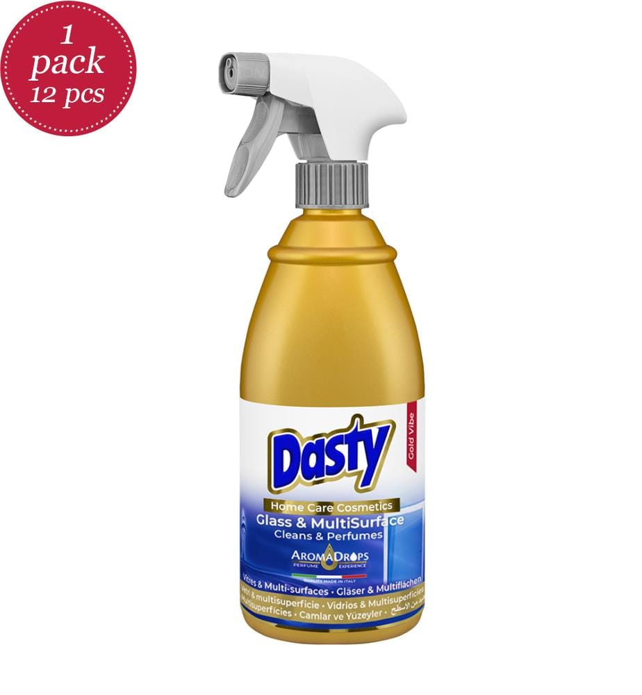 12 x Gold Dasty Detergente per vetri e superfici - 700 ml