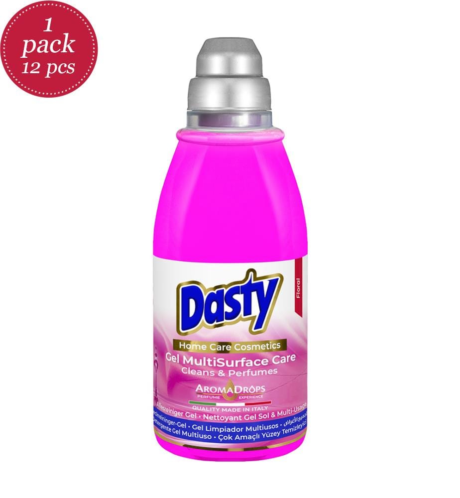 12 x Detergente per pavimenti floreale Dasty - 700 ml