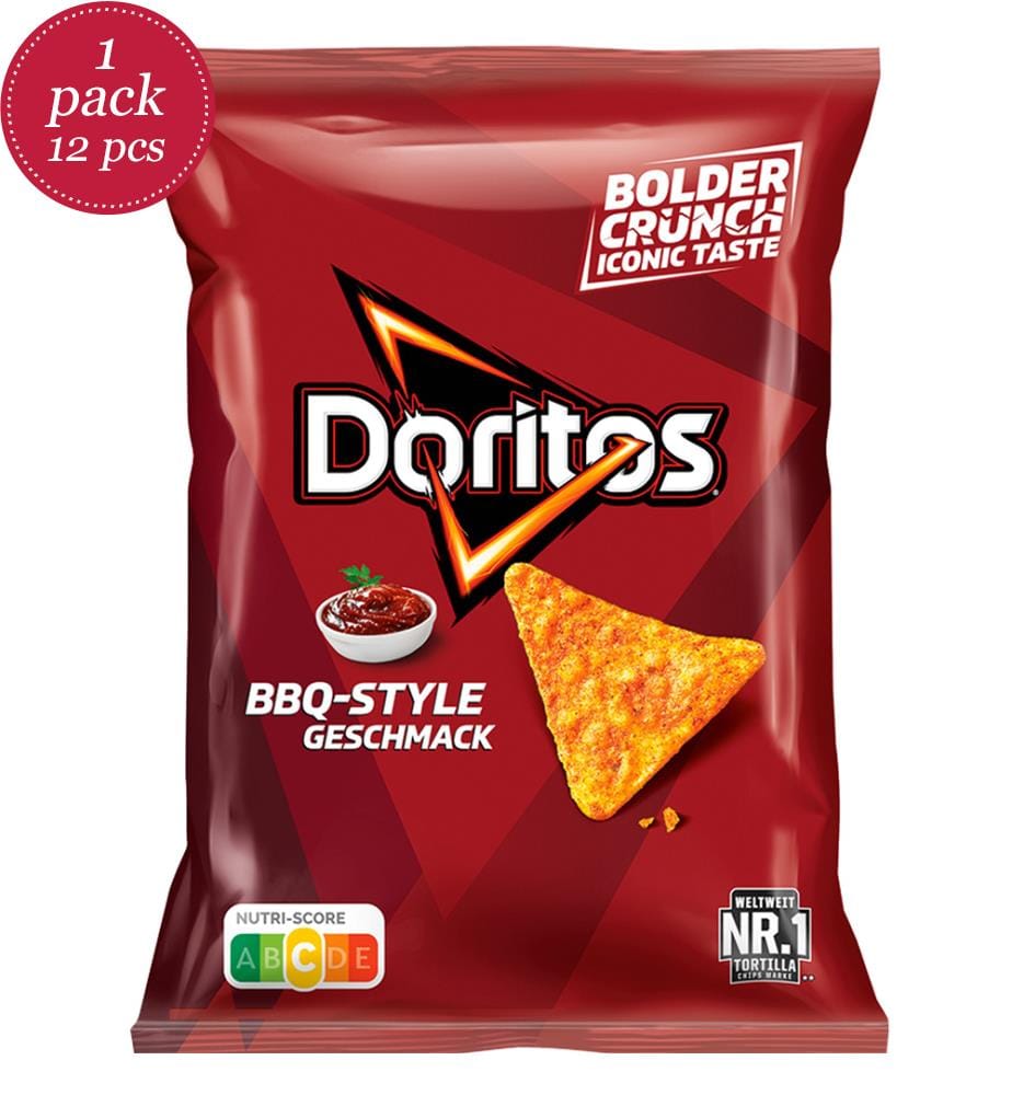 12 paquets de Doritos BBQ Style - 110 g