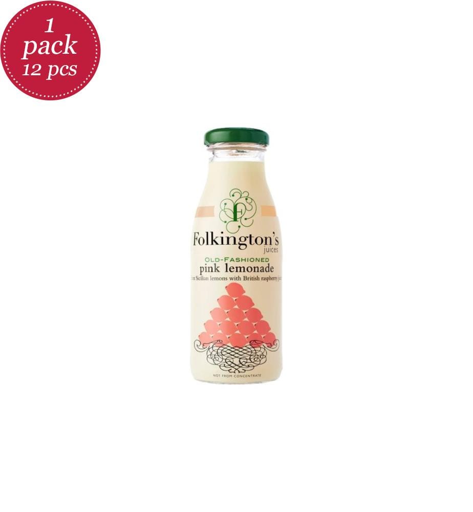 12x Limonade rose à l'ancienne Folkington's - 250ml