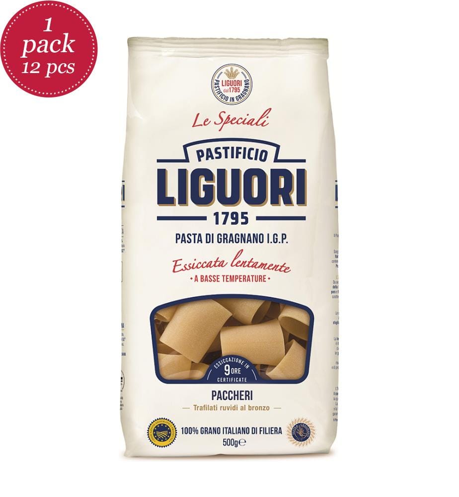 Lot de 12 Liguori Paccheri - 500g