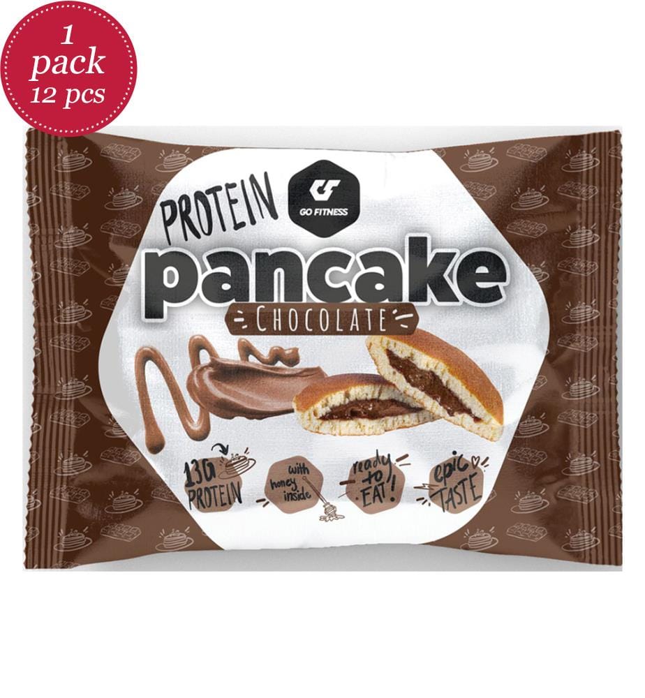 12x GoFitness Nutrition Pancake aux protéines chocolat - 55g