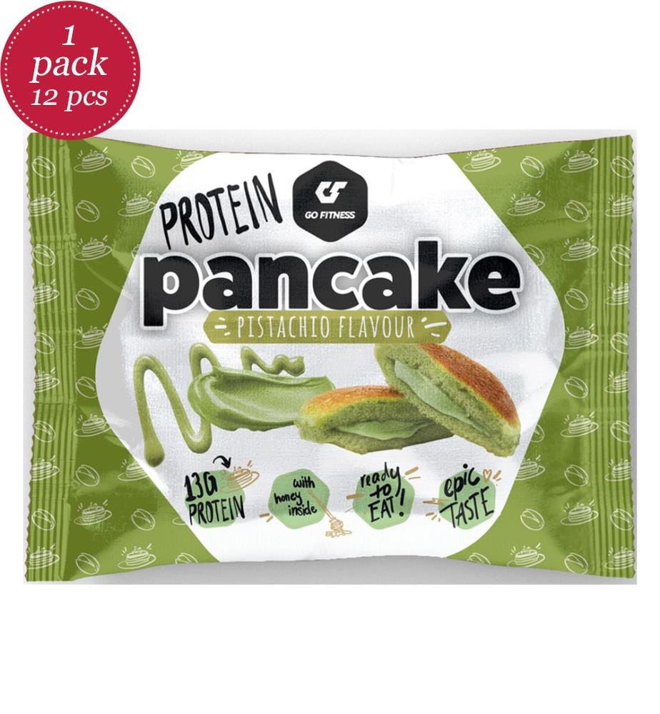 12x GoFitness Nutrition Pancake aux protéines pistache - 55g