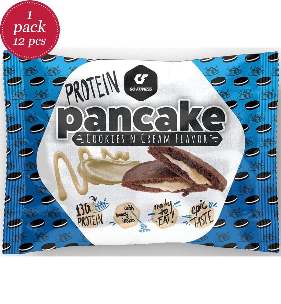 12x GoFitness Nutrition Pancake protéiné Cookies n Cream - 55g