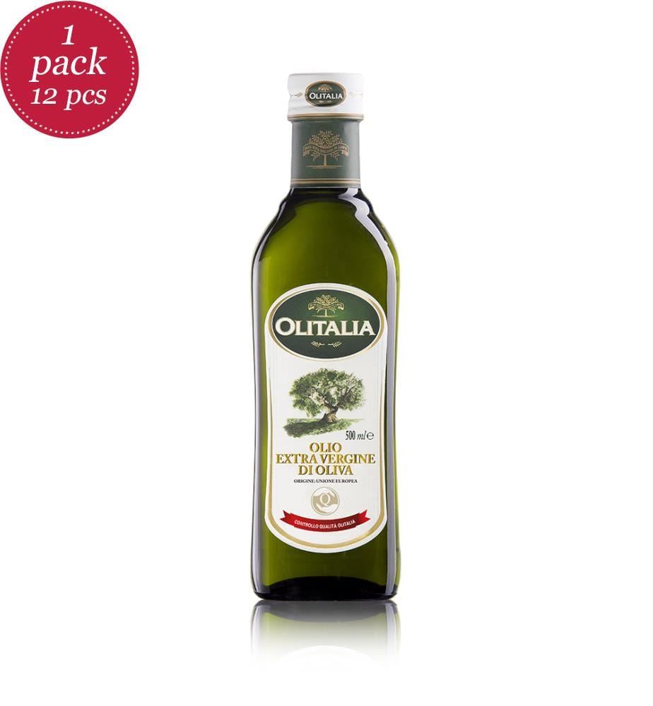 12x Olitalia Bouteille d'huile d'olive extra vierge - 500ml