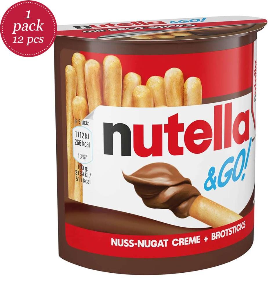 12x Ferrero Nutella & GO - 52g