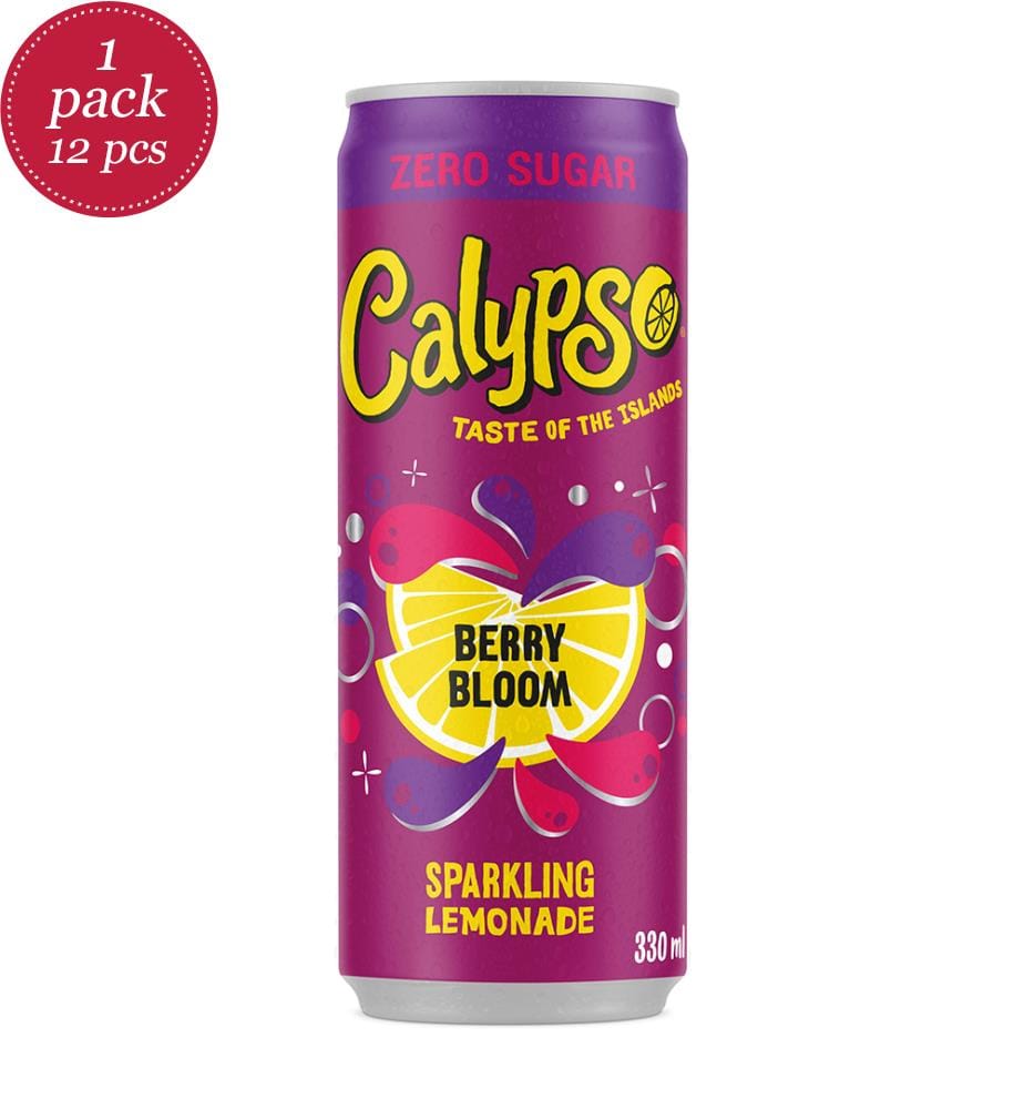 Lot de 12 Calypso Berry Bloom Limonade Dose - 330ml