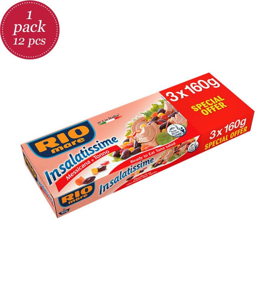 12x Rio Mare Insalatissime Messicana e Tonno - 3x160g