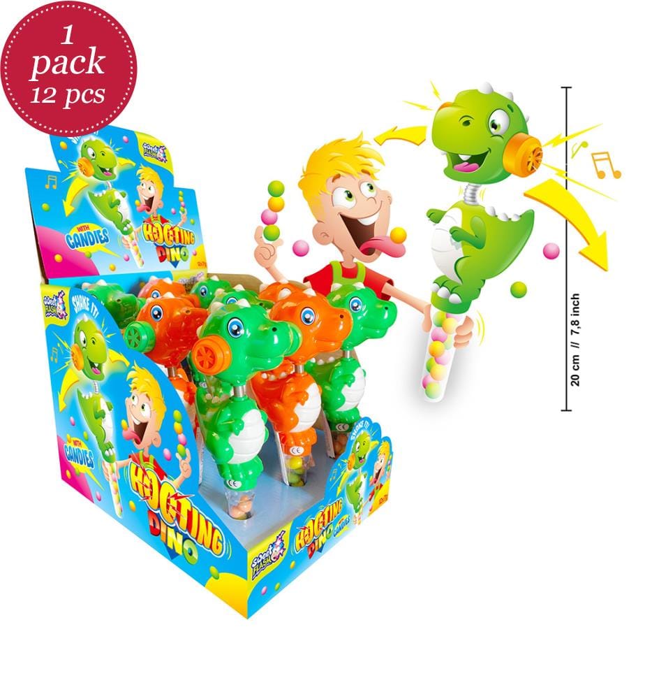 12x Sweet Flash Hooting Dino - 7g