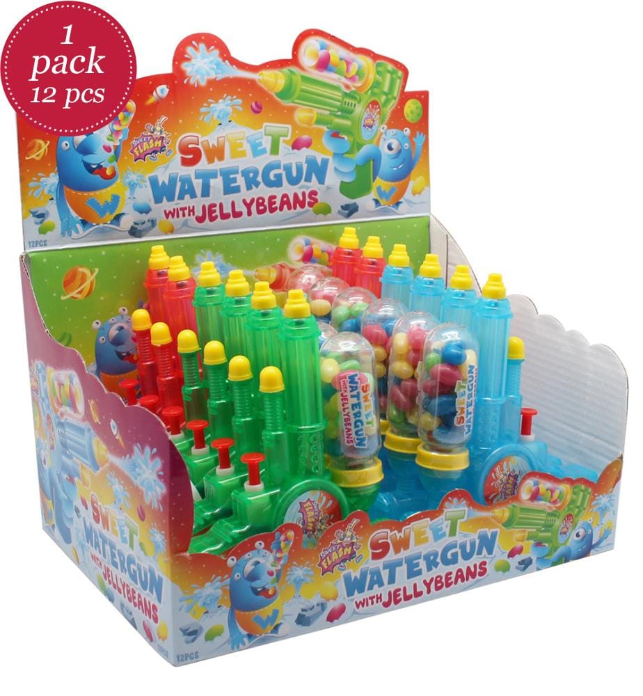 12x Sweet Watergun mit Jellybeans - 20g