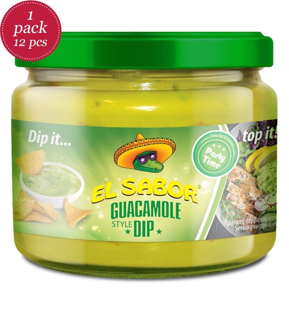 12x El Sabor Guacamole style Dip - 300g