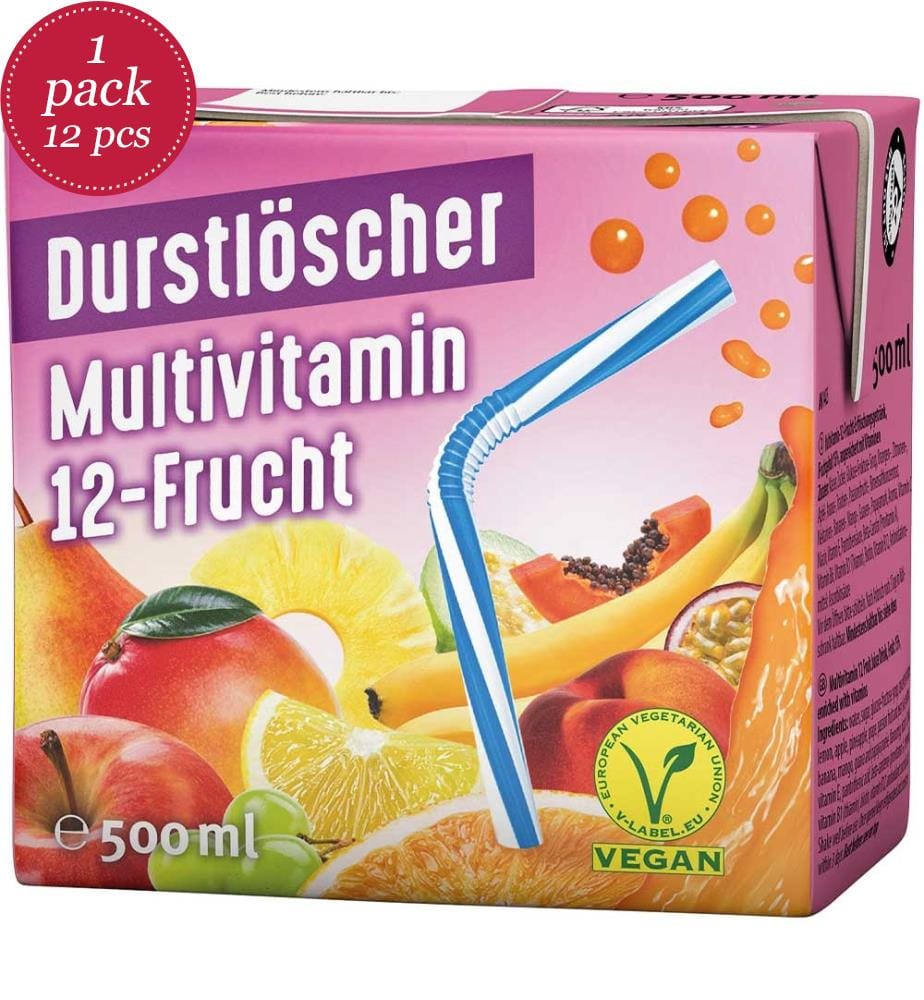 12x Durstlöscher Multivitamin - 500ml