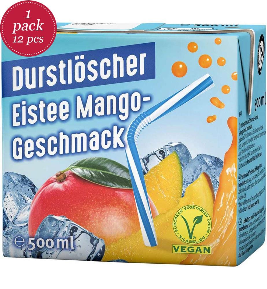 12x Durstlöscher Eistee Mango - 500ml 