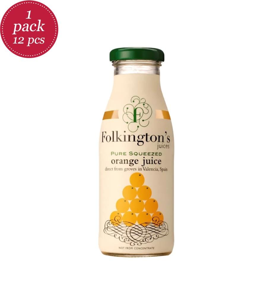 12x Folkington's Orange Juice - 250ml