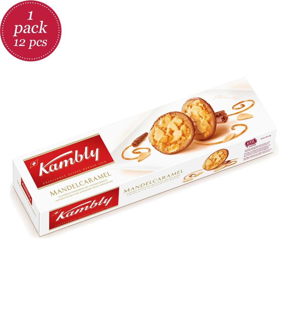 12x Kambly Caramel aux amandes - 100g