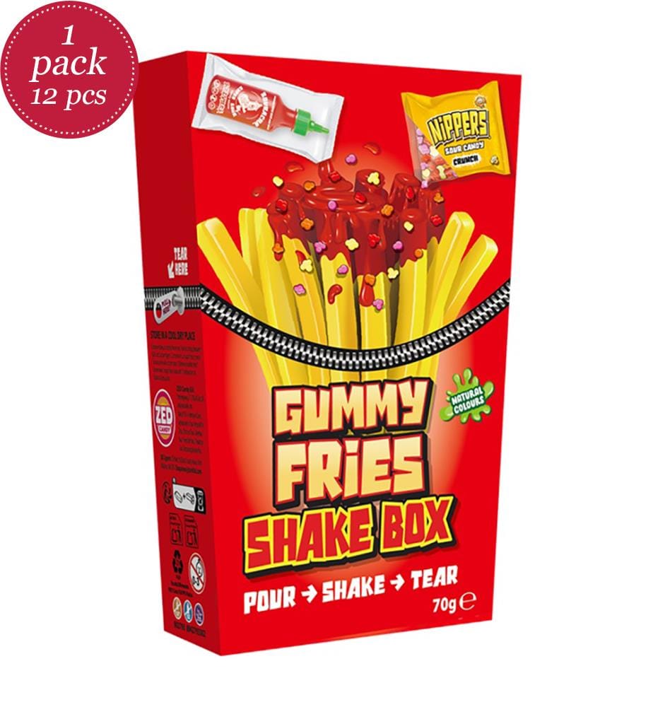 12x ZED Gummy Shake & Snack - 70g - NEU